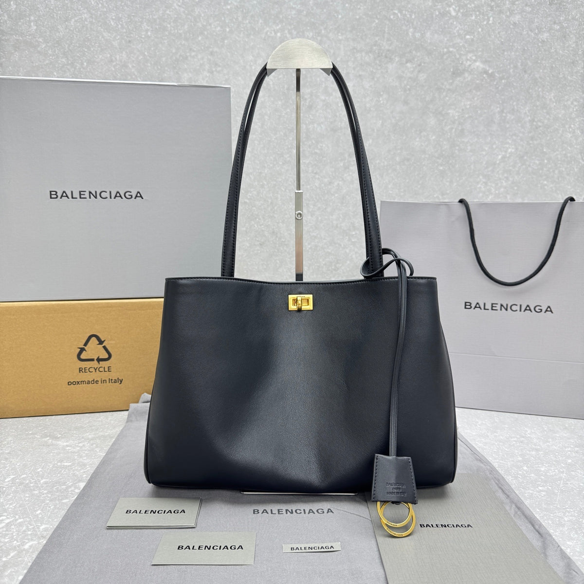 Balenciaga Rodeo Tote Bag Black
